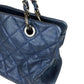 CHANEL Blue Caviar Leather Shopping Tote