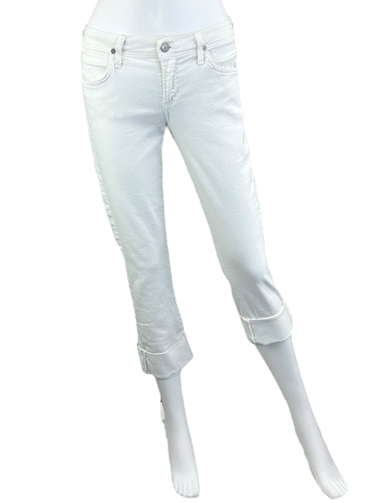 CITIZENS of HUMANITY  White Jeans Size 27