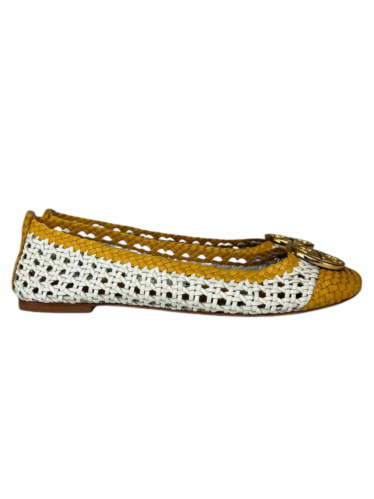 Tory Burch Chelsea Woven Ballet Flats Size 7