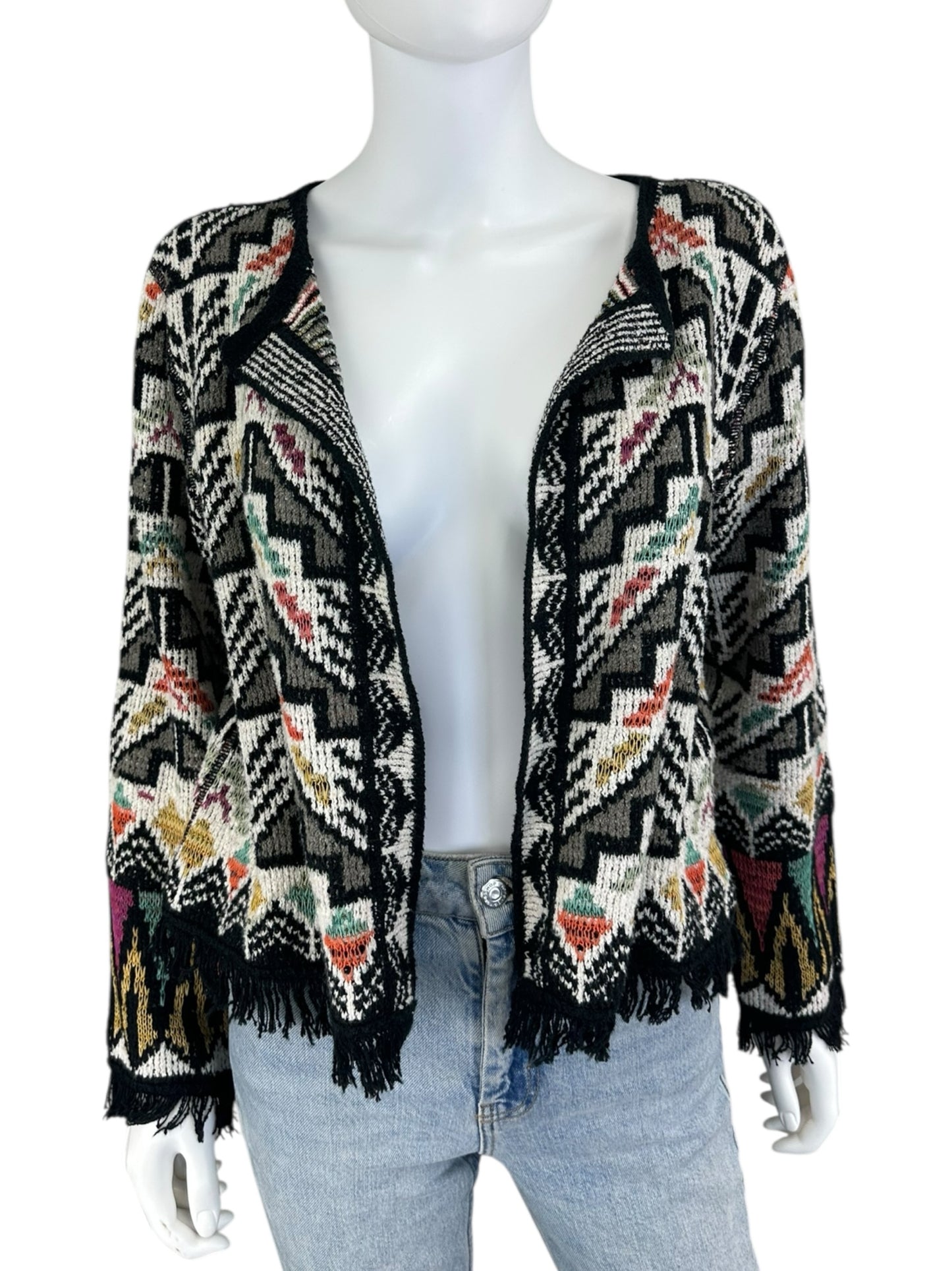 Peruvian Connection Multicolor Jacket Size M