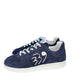 33.9 Women's Navy Blue Suede Signature Sneaker Size 37