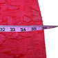 VINCE CAMUTO Red Floral Lace Dress Size 6
