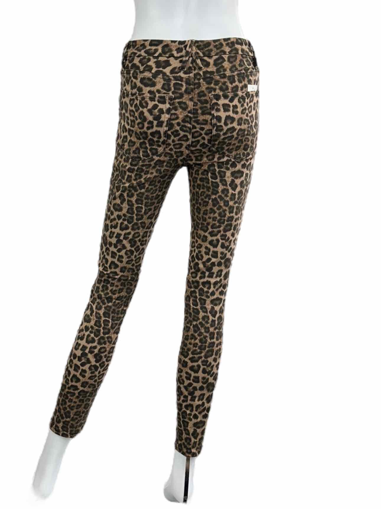 GOOD AMERICAN Cheetah Skinny Jeans Size 25