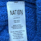 NATION Blue Pima Cotton Sweater Tank Size XS