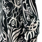 Diane von Furstenberg Black Swirl Silk Print Wrap Dress Size 4