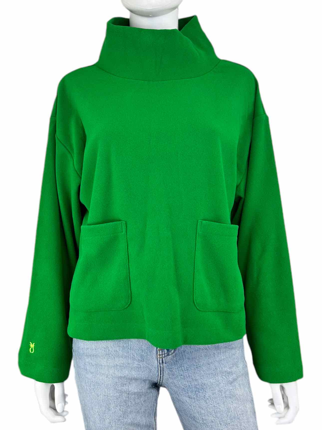 Dudley Stephens Green Turtleneck Pullover Size XL