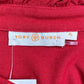 Tory Burch Red Ruffle Blouse Size XL