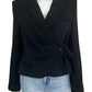 & other stories Black Wrap Jacket Size 10