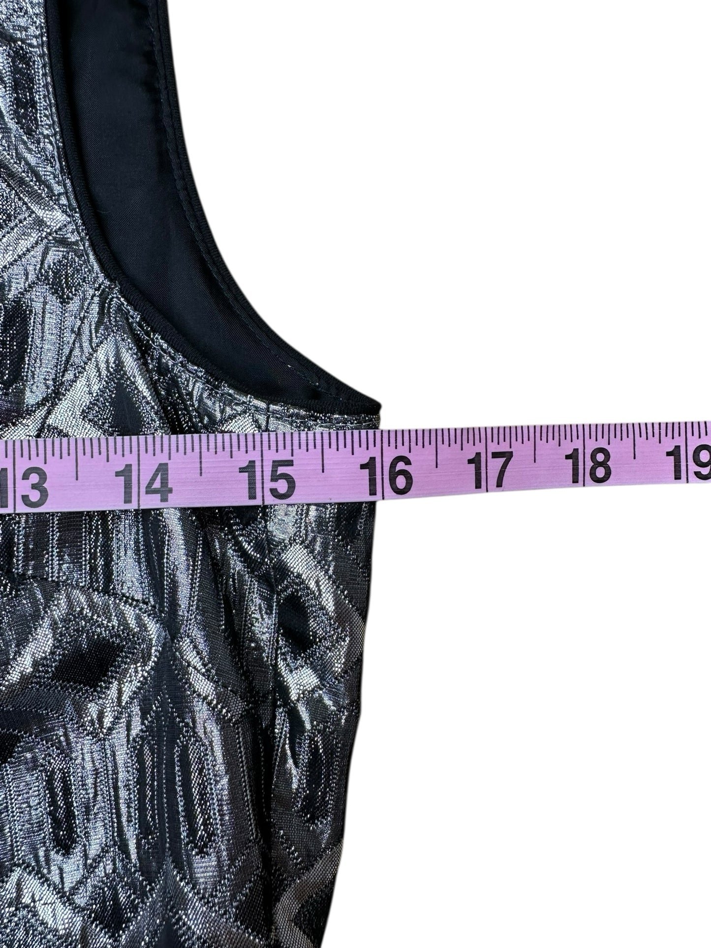 Tory Burch Silver Ryanne Cocktail Dress Size 2