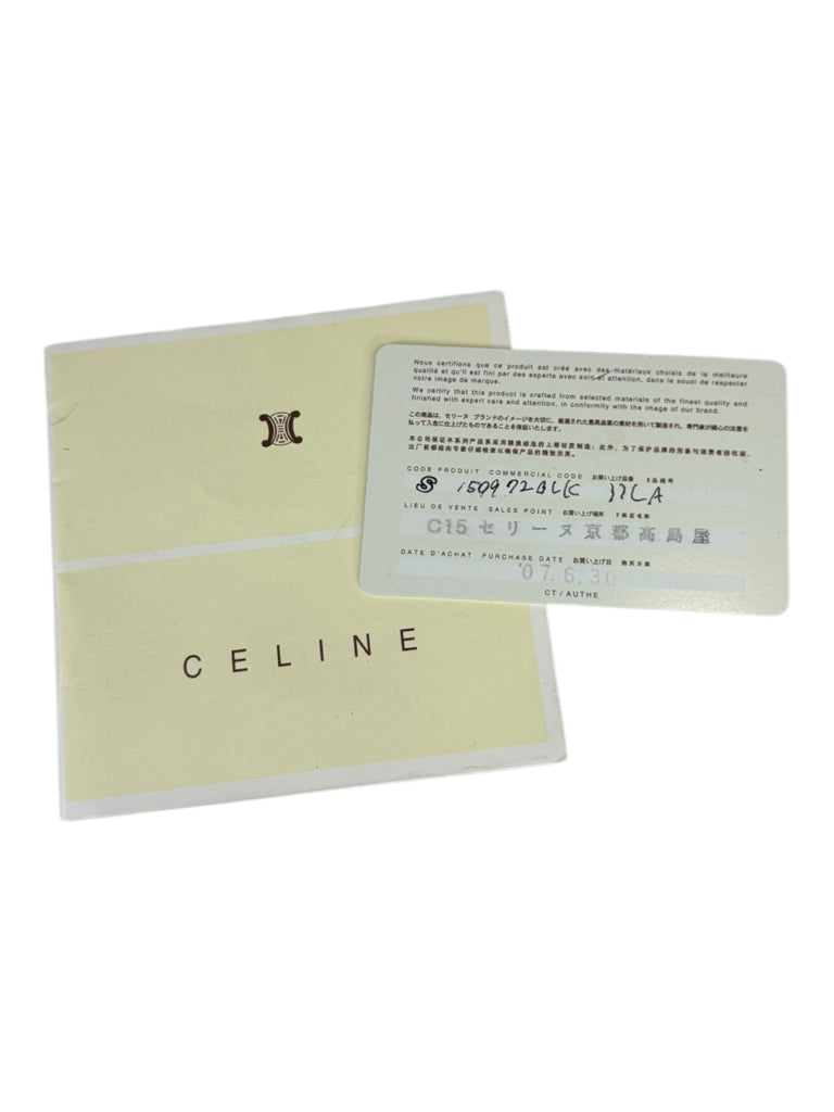 CELINE Vintage Lilac Macadam Monogram Shoulder Bag