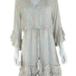 Z&L Rainbow Sequin Stitch Mini Dress Size L