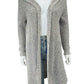 one grey day Gray Cotton Blend Duster Cardigan Size S