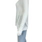 WHITE + WARREN White Cotton Sweater Size S