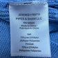 VERONICA BEARD Blue Sheer Top Size M