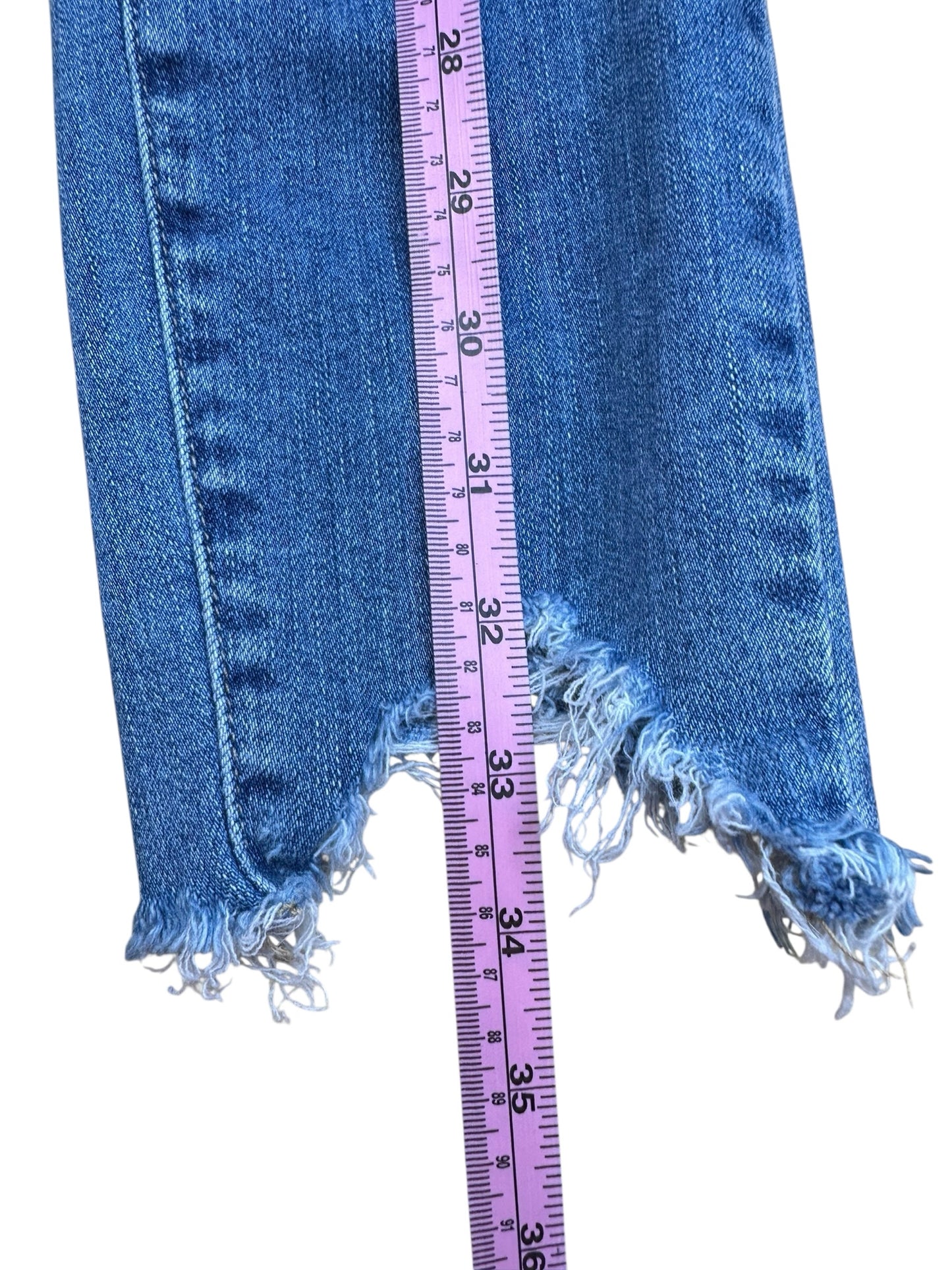PAIGE Blue Verdugo Crop Skinny Jeans Size 26
