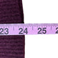 Talbots 100% Cashmere Merlot Ribbed Sweater Size M