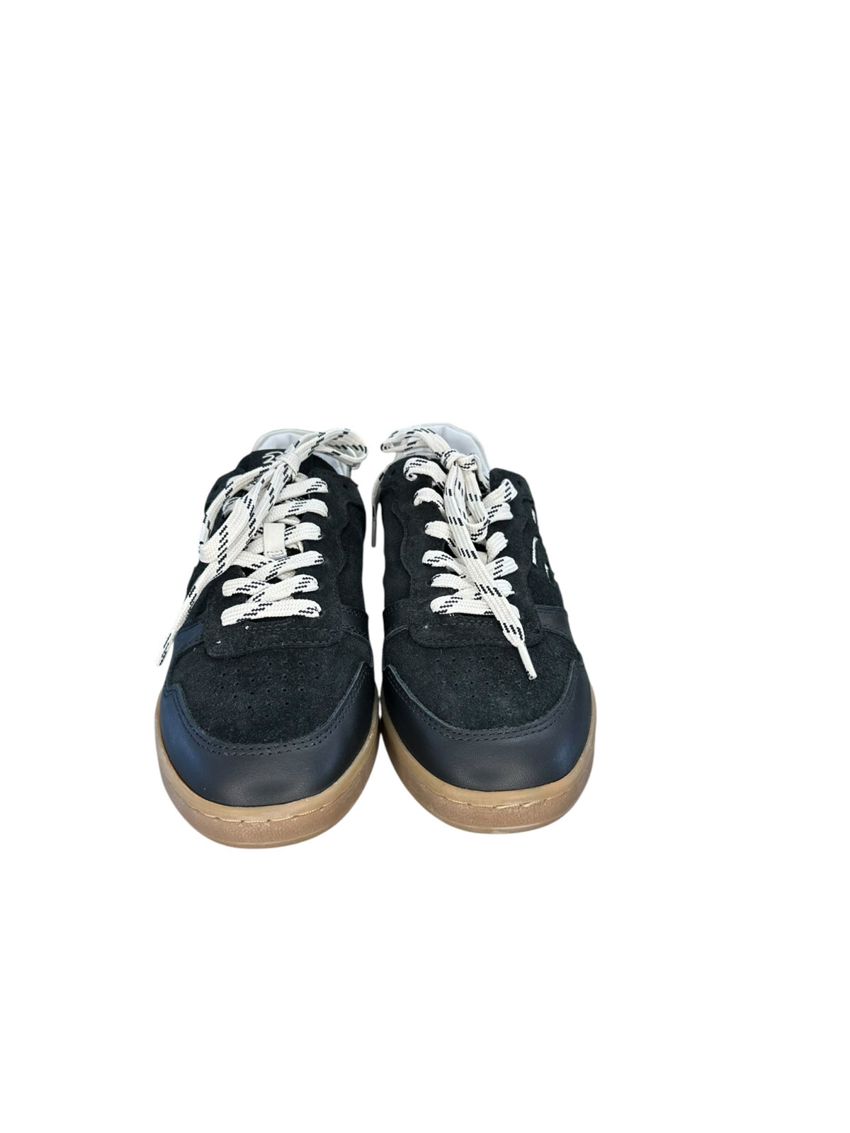33.9 NWT Black Suede Classic Women's Sneakers Size 37
