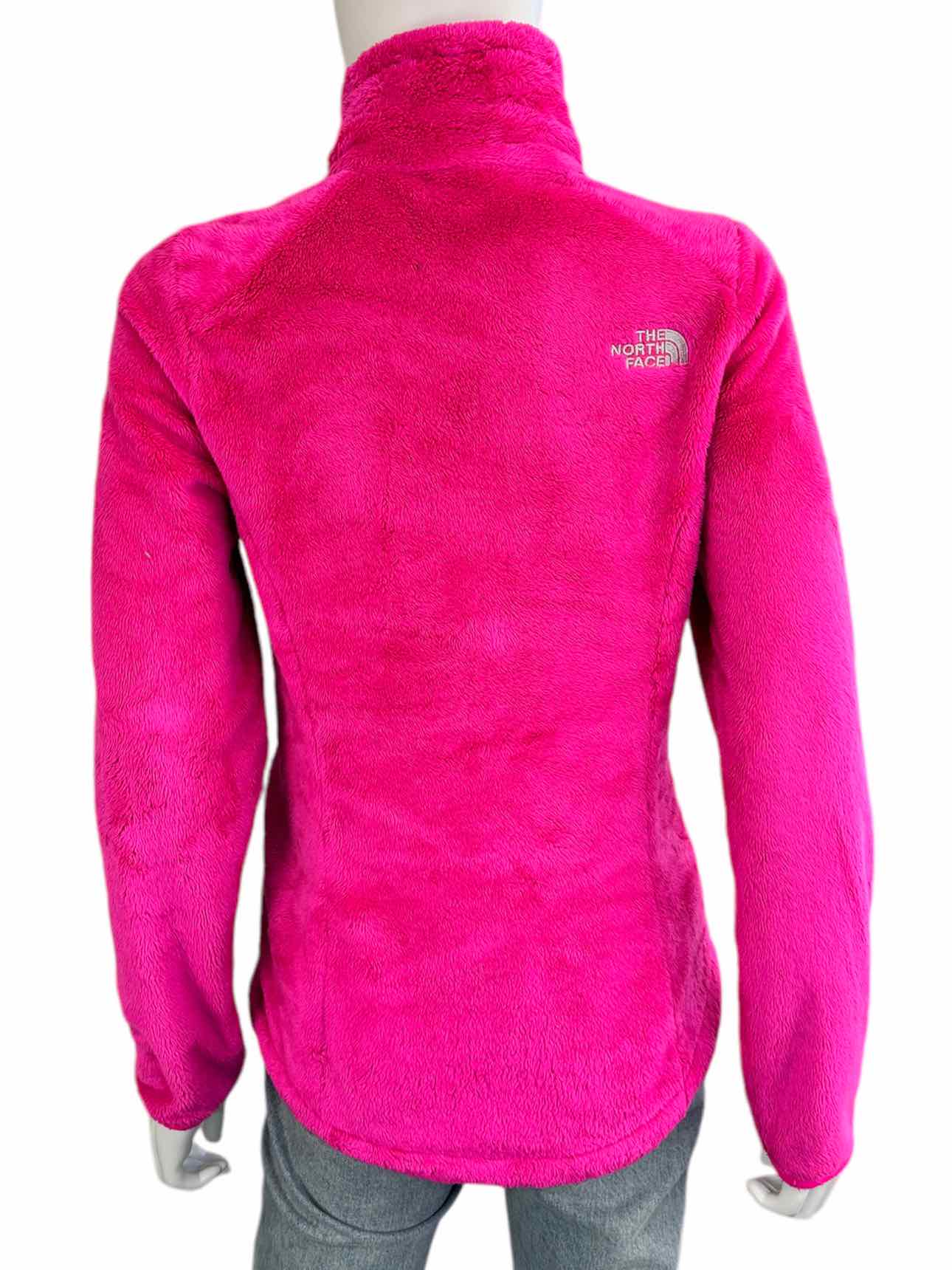 THE NORTH FACE Hot Pink Fleece Zip-Up Jacket Size S