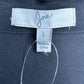joie Size L Black 100% Silk Button-down Shirt