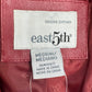 East 5th Red Leather Jacket Size M