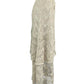 reba Khaki Lace Flowy Maxi Skirt Size L