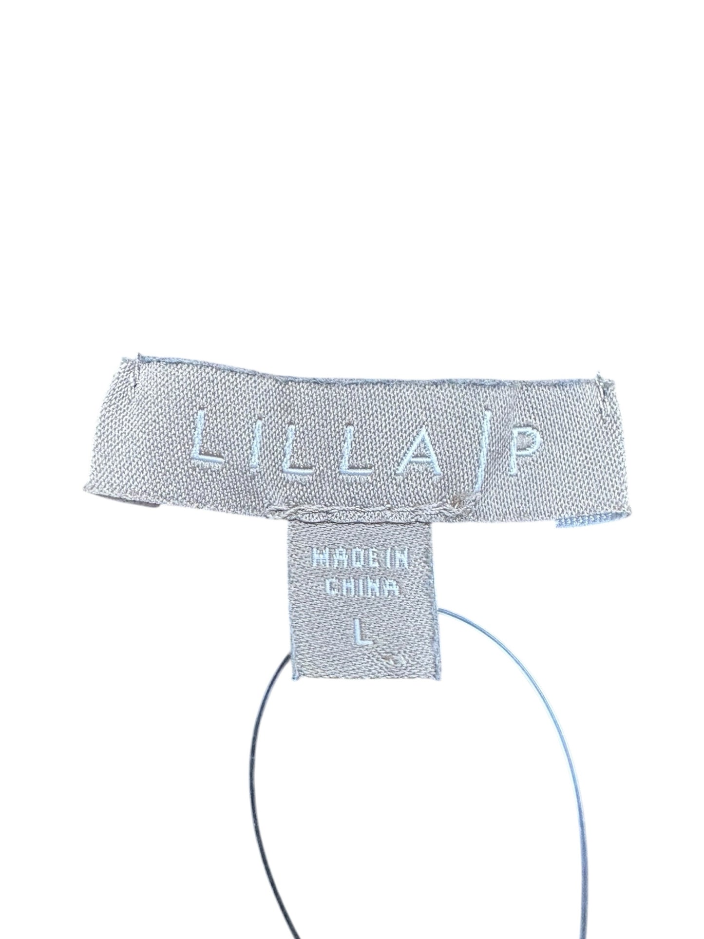 LILLA P Black Cable Knit Sweater Size L