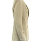 Iris Setlakwe Tan Linen Knit Blazer Size 12