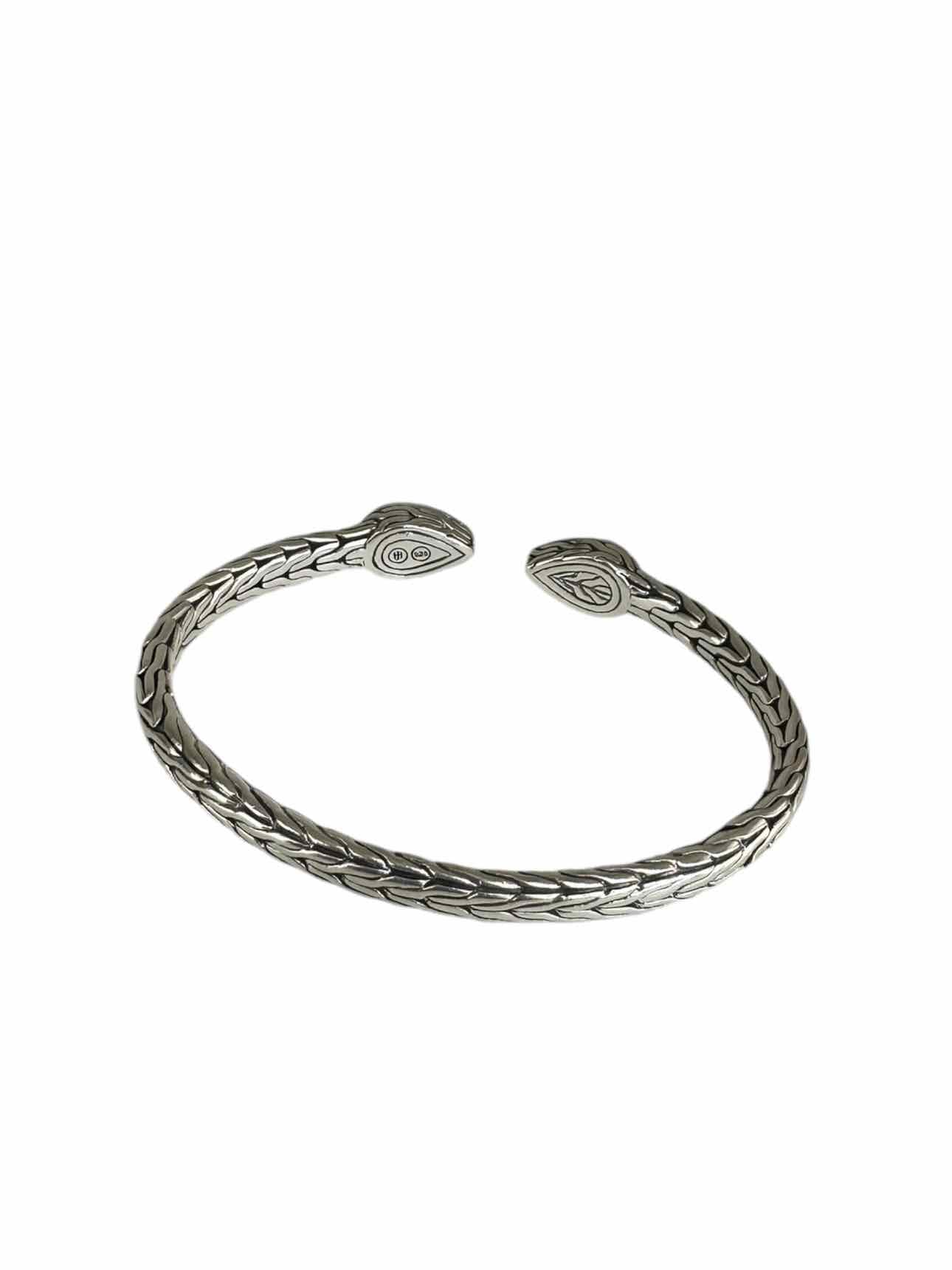 John Hardy 925 Hammered Head Cuff Bracelet