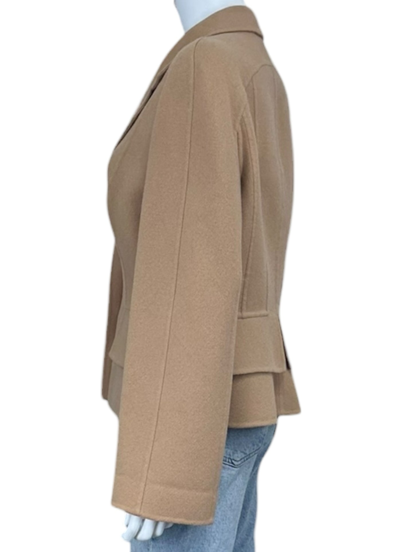 ESCADA Tan 100% Virgin Wool Blazer Size 40