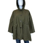 Toast x Lavenham Olive Hooded Poncho Size O/S