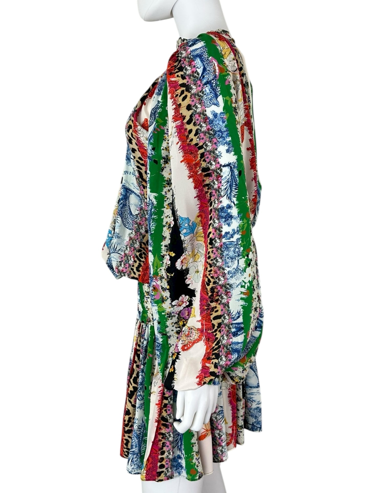 ZADIG & VOLTAIRE Rocade 100% Silk Print Dress Size S