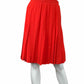 ESCADA Red Pleated Skirt Size 38