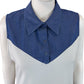 finley Chambray Button-down Blouse Size L