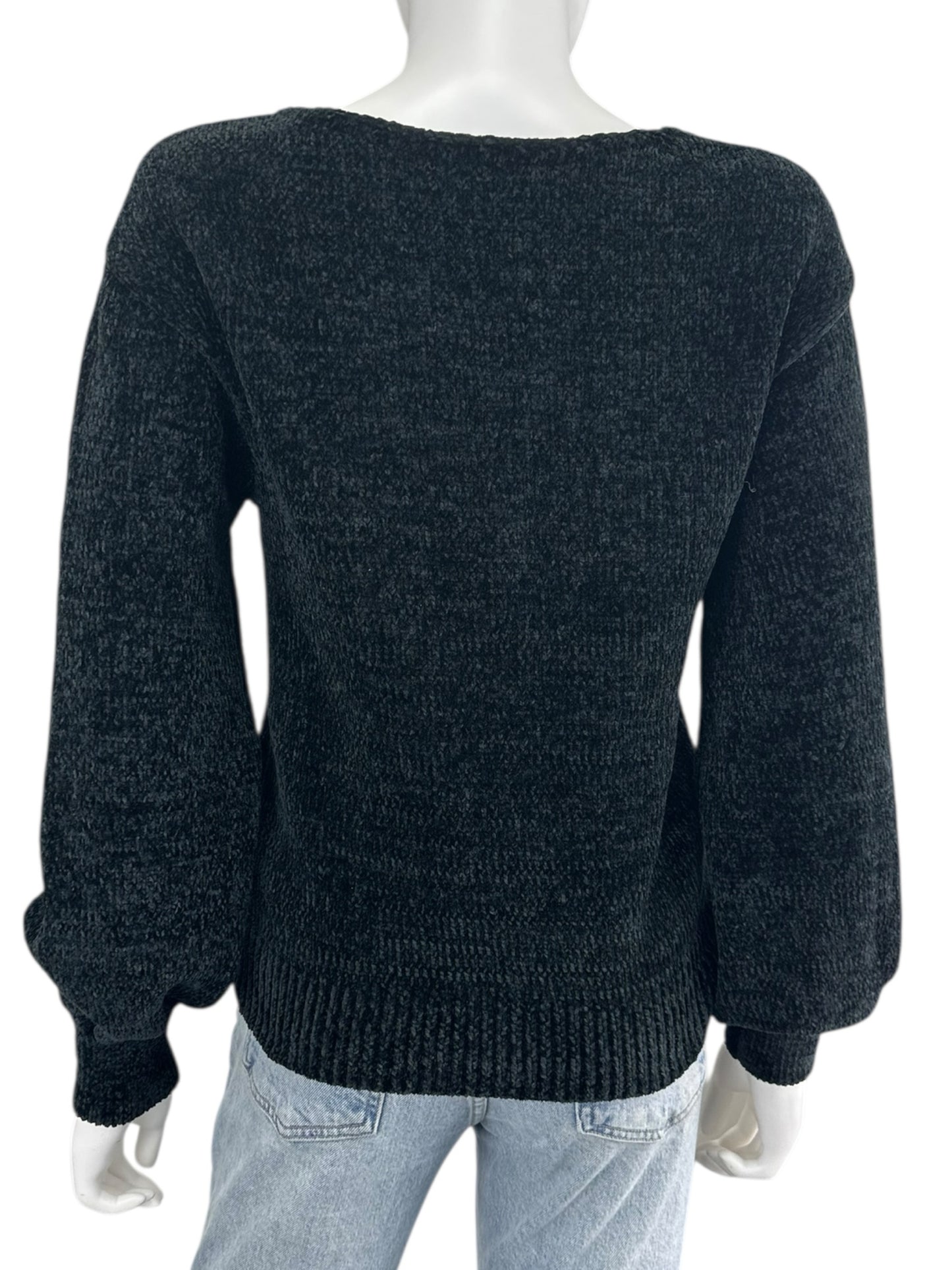 Tommy Bahama Black Chenille Sweater Size XS