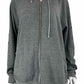 Aviator Nation Gray Bolt4 Zip Up Jacket Size XL