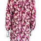 MAX STUDIO Pink 100% Silk Blouse Size S