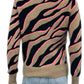 WHITE + WARREN 100% Cashmere Tiger Sweater Size M