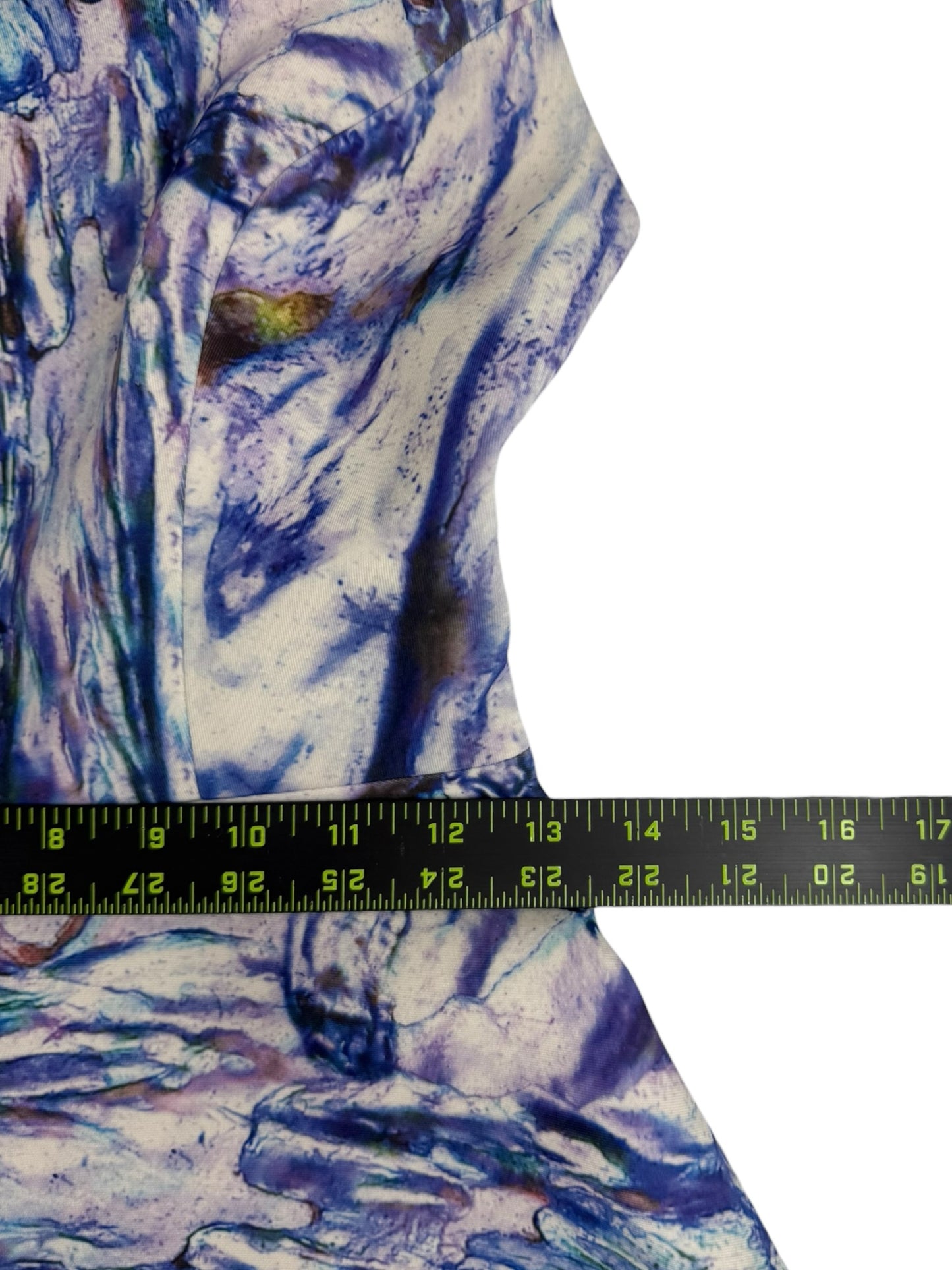 Gabriella Cadena Purple Marbled Over Cocktail Dress Size 4