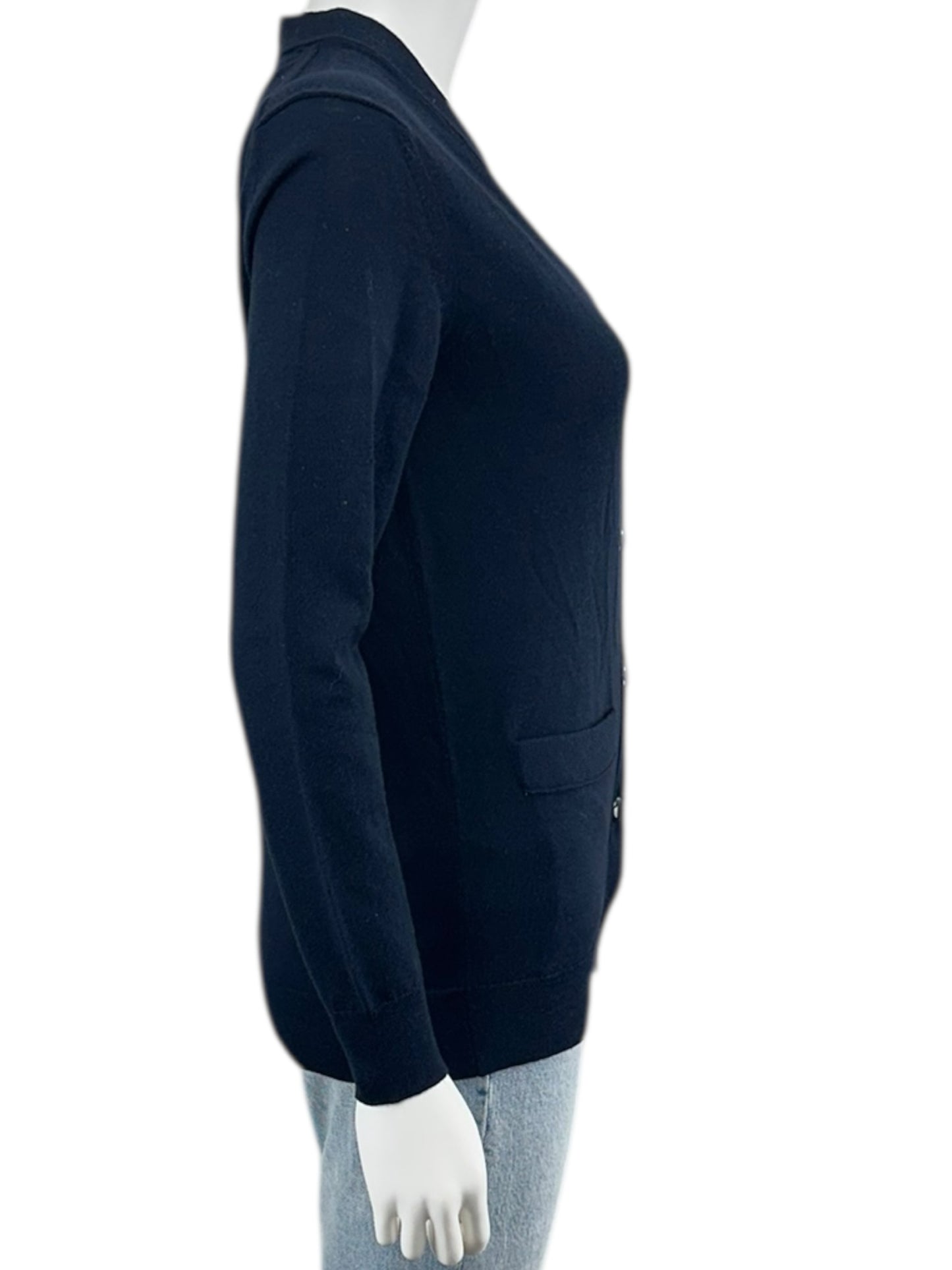 Tory Burch NWT Navy Blue Sweater Cardigan Size