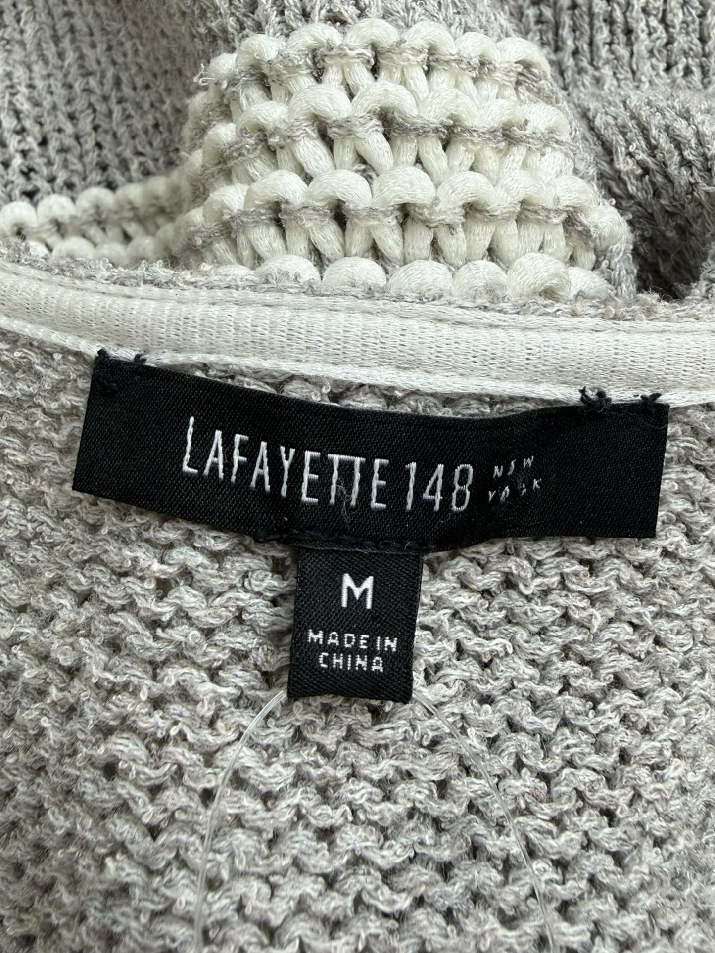 LAFAYETTE 148 NEW YORK Gray Sweater Tunic Size M