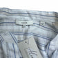 vince. White Striped Button-Down Blouse Size S