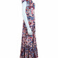 Soft Surroundings Rose Paisley Maxi Dress Size S