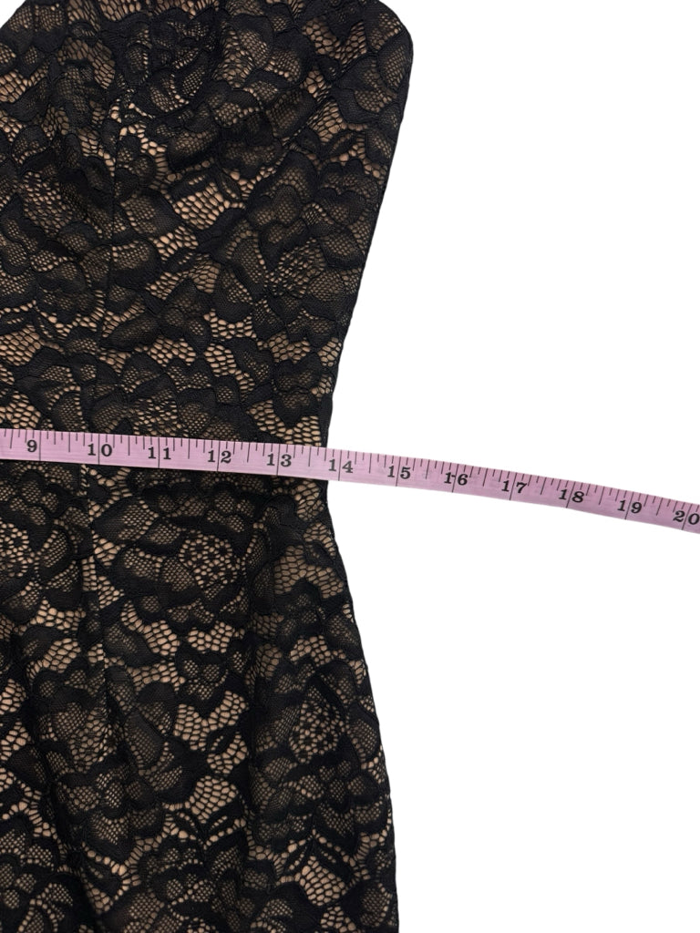 DRESS THE POPULATION Black Lace Cocktail Dress Size M