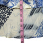 BANANA REPUBLIC NWT Blue Silk Belay Maxi Halter Dress Size M