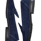 Talbots NWOT Navy Blue Cassidy Suede Penny Loafers Size 6.5