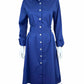 Hinson Wu NWT Navy Blue Shirt Dress Size S