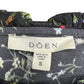 DOEN Black Floral Mini Dress Size S