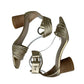 PAIGE Gold Strappy Sandals Size 9