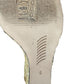 PAIGE Black Leather Stacey Three-Band Wedge Espadrilles Size 8