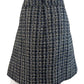 J. Crew Black Navy White and Cream Skirt Size 14